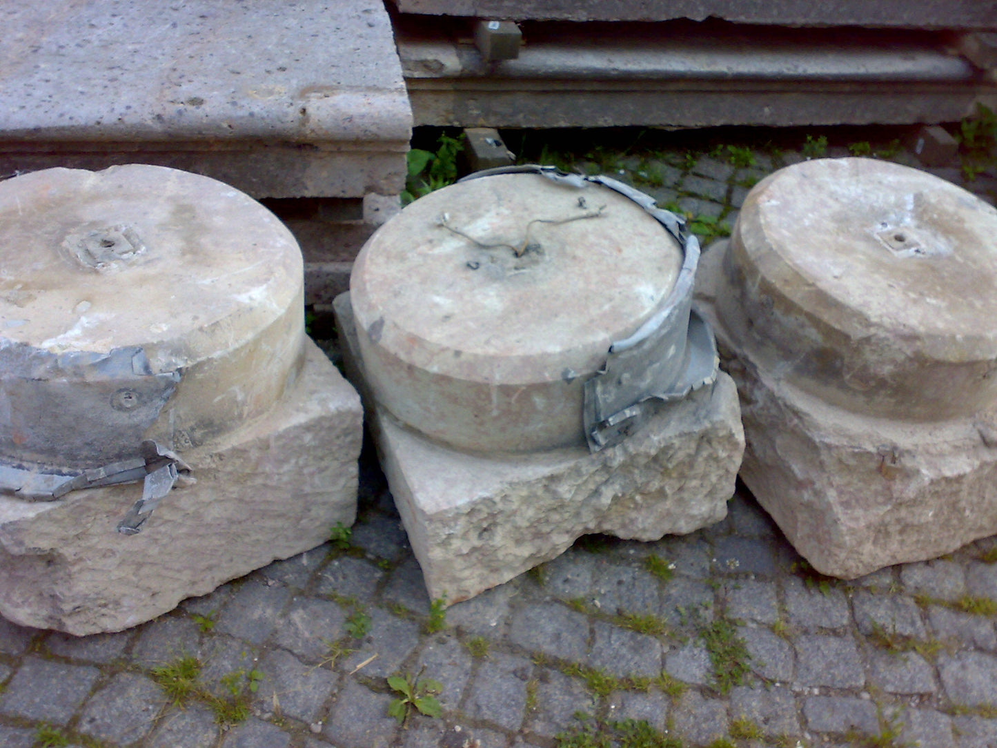 6 St. Sockel / Porphyr - antike-tueren-baustoffe