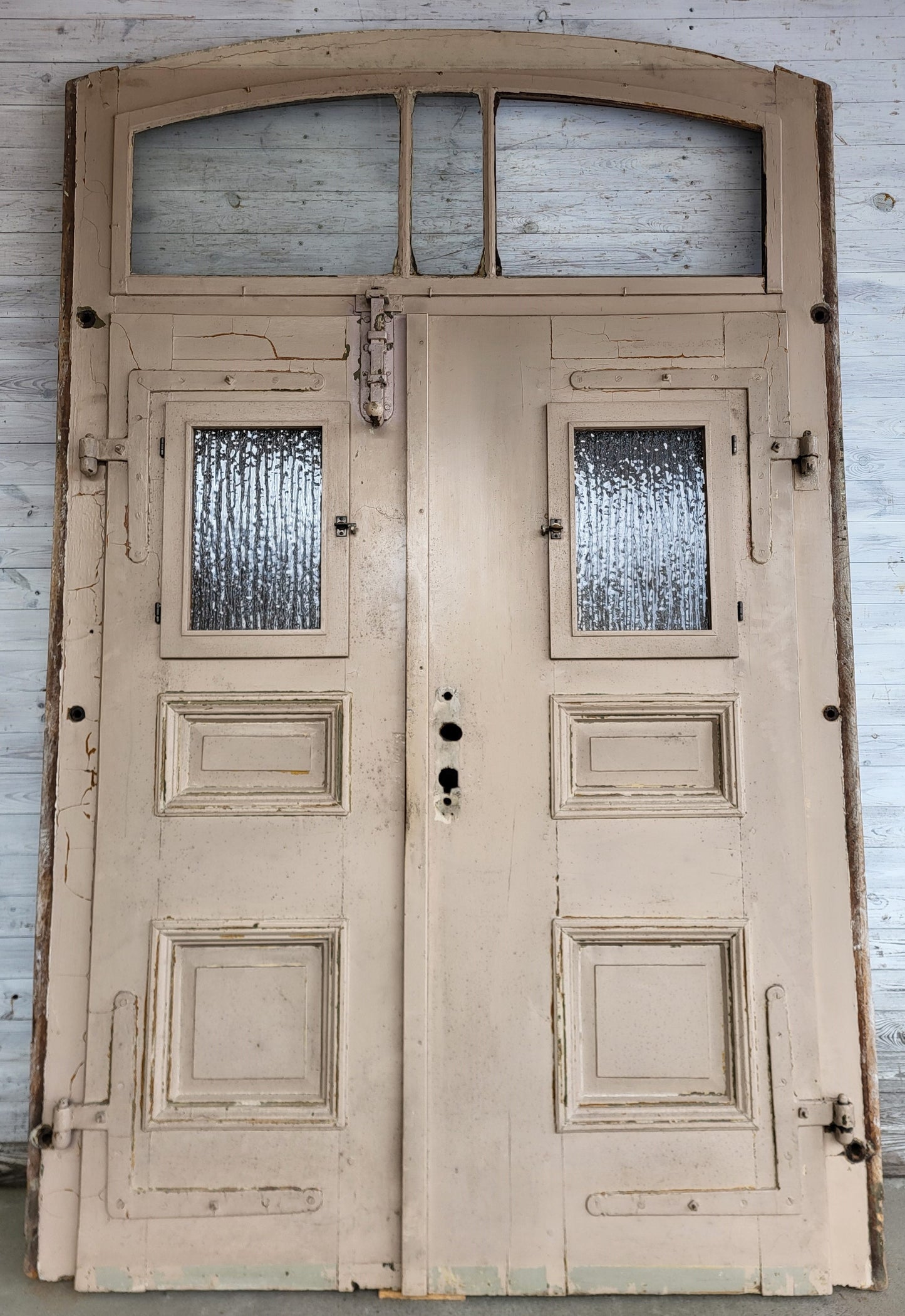 Haustüranlage um 1890/00 in Eiche - HD1/100