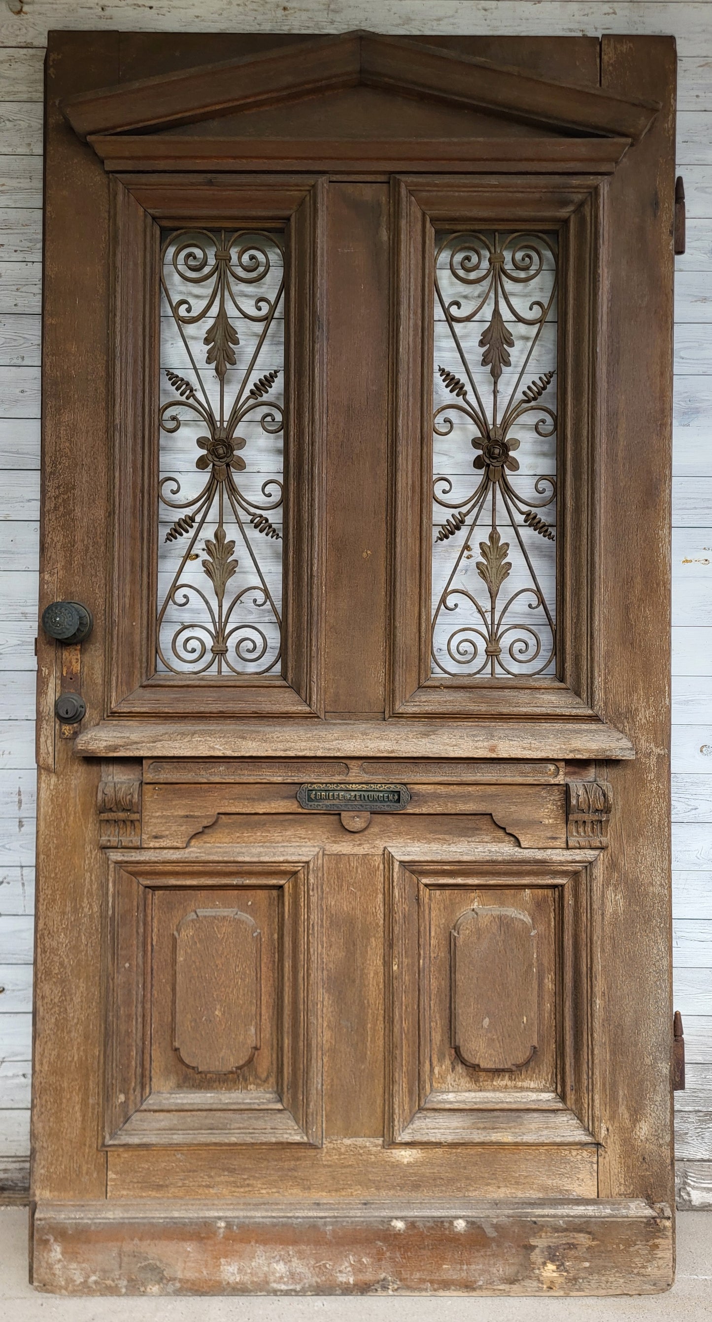 Wunderschöne Eichentür um 1890 (einflügelig) - HE2/87