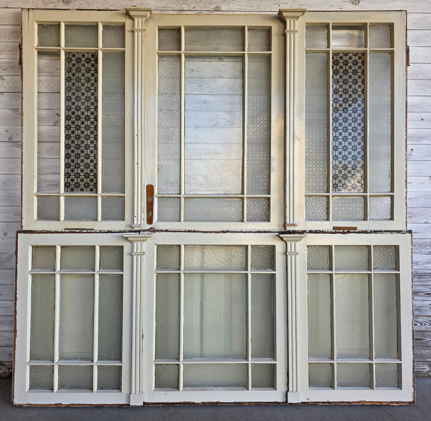 3- teilige Tür + OL Fenster um 1880 - IDG115