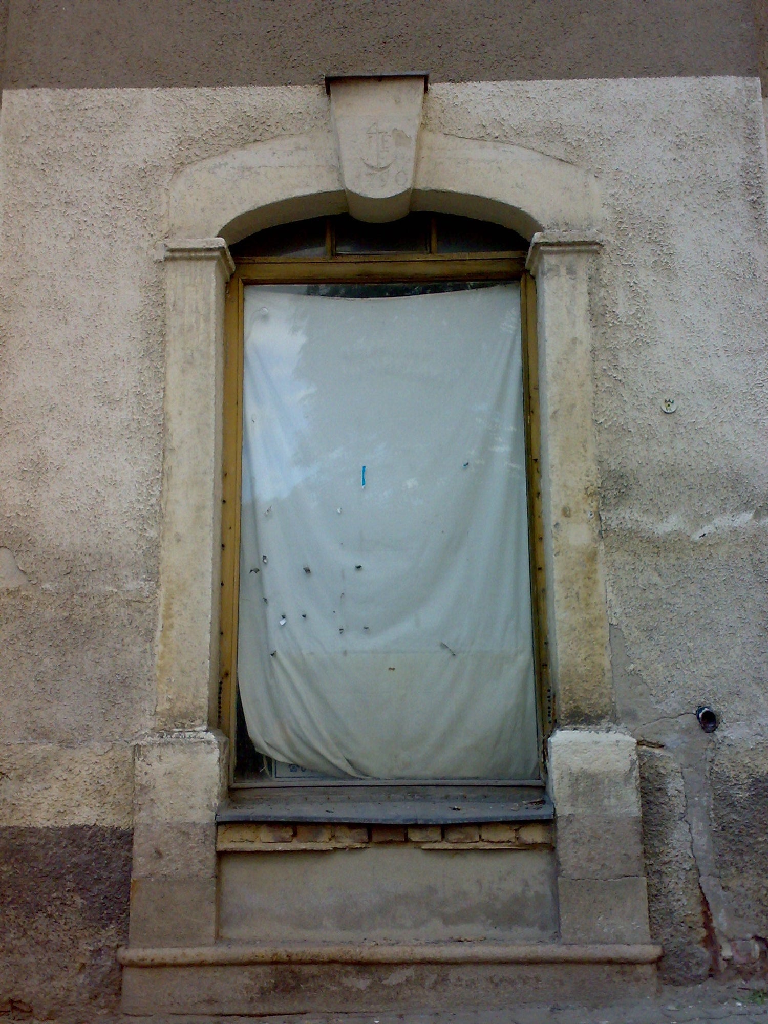 Haustür/Eingangsgewand aus Granit - Barock um 1790 - antike-tueren-baustoffe