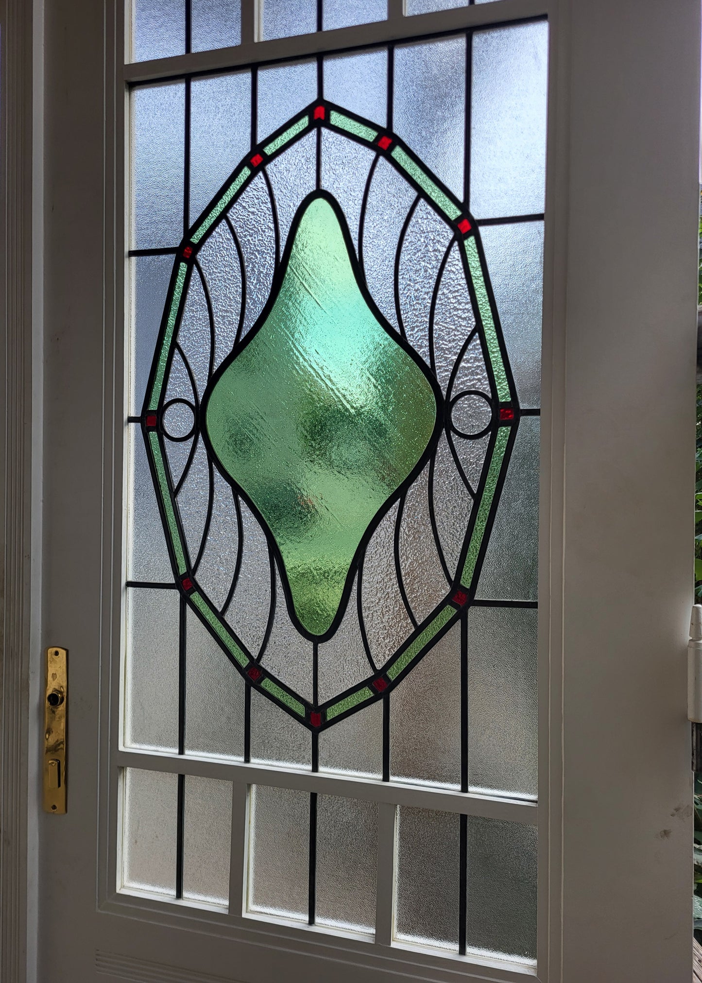 Jugendstiltür mit edler Bleiverglasung - IDG/25