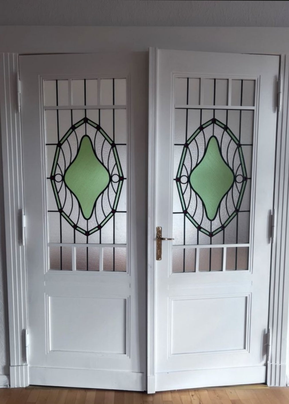 Jugendstiltür mit edler Bleiverglasung - IDG/25