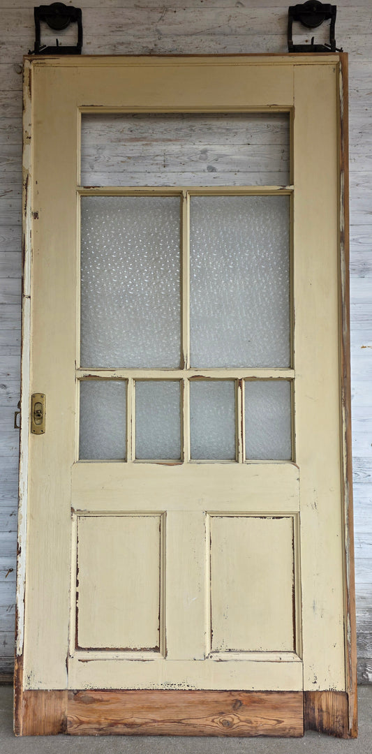 Eiche Schiebetür 1910 - IS/15 - antike-tueren-baustoffe