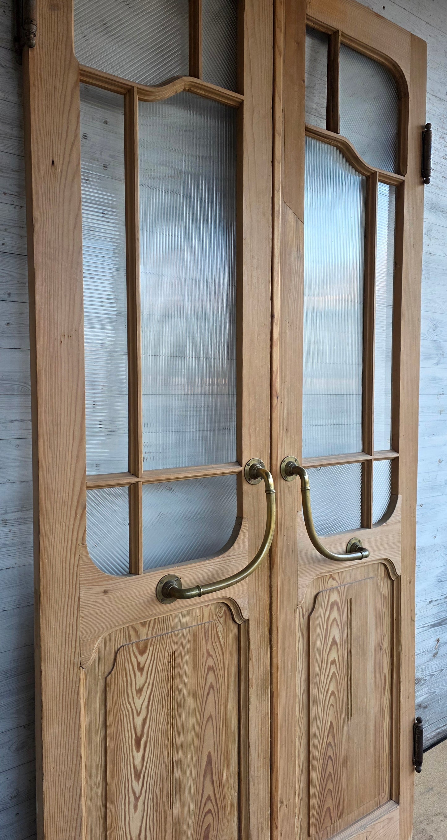 Elegante Jugendstil -Pendeltür um 1905/10 - IP/19 - antike-tueren-baustoffe