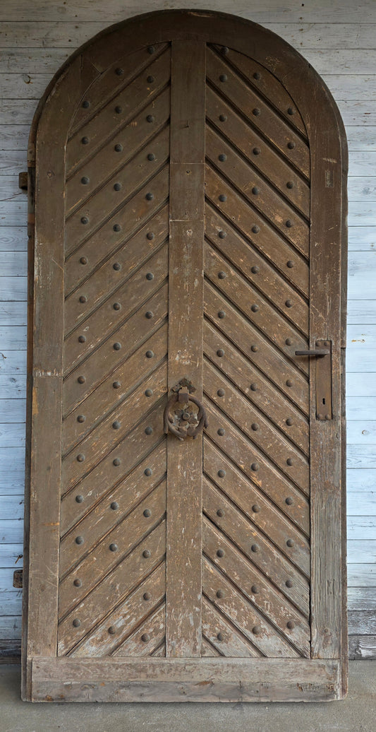 Historische Burgtür um 1800 - HA/36 - antike-tueren-baustoffe