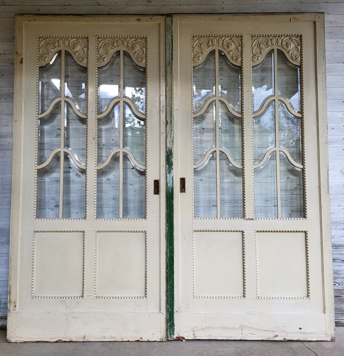 Antike Doppelschiebetür 1920er  - IS/39