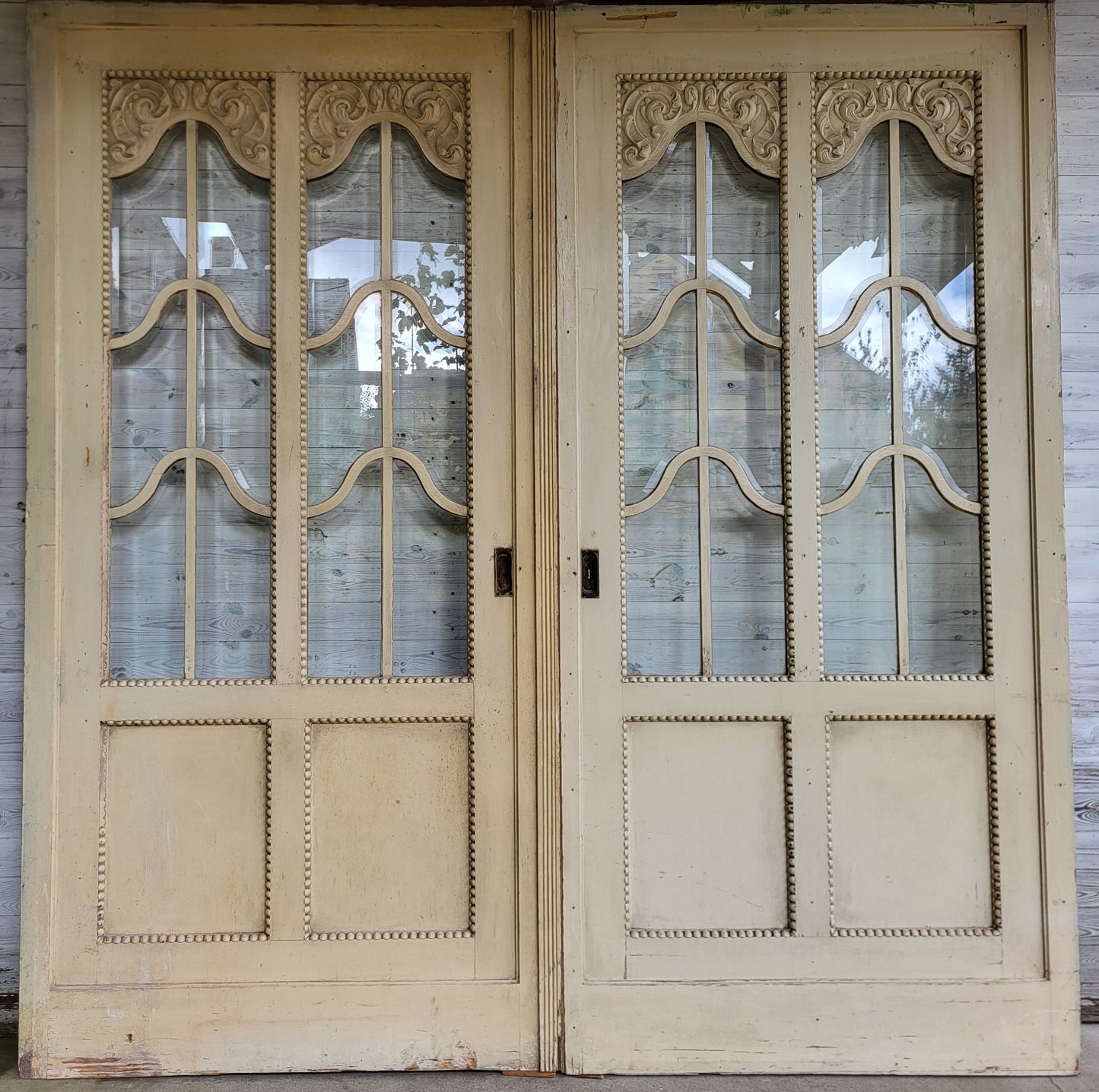 Antike Doppelschiebetür 1920er  - IS/39