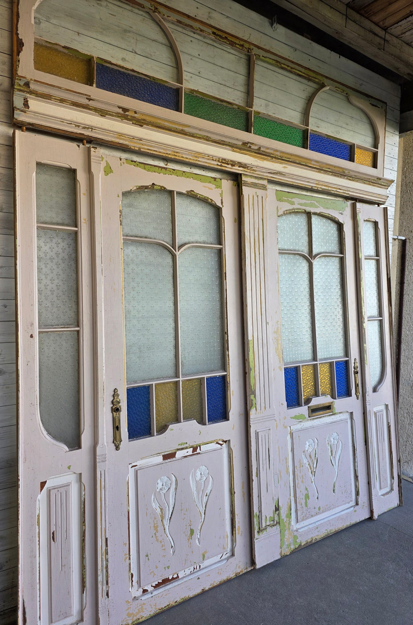 Eingangsportal - Jugendstil um 1905 - IGP/74 - antike-tueren-baustoffe