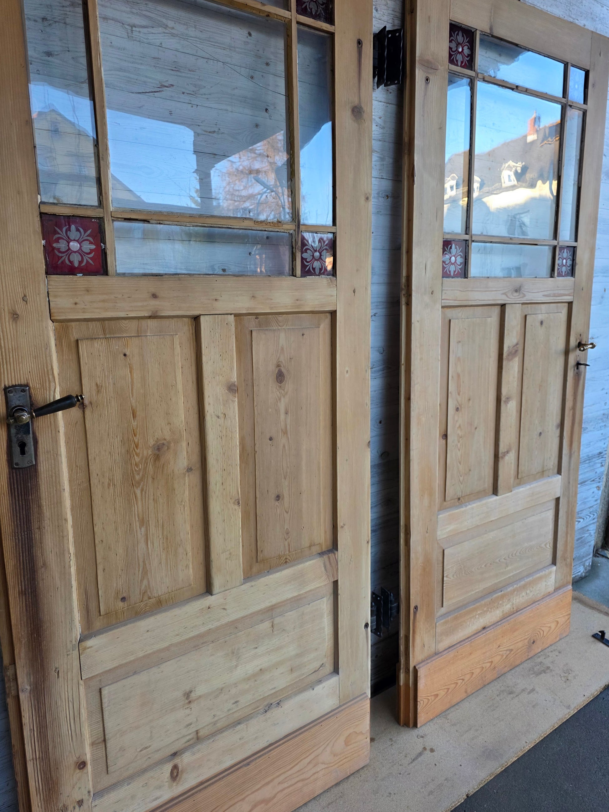 Glassprossen Türen um 1900 - IEG/104 - antike-tueren-baustoffe