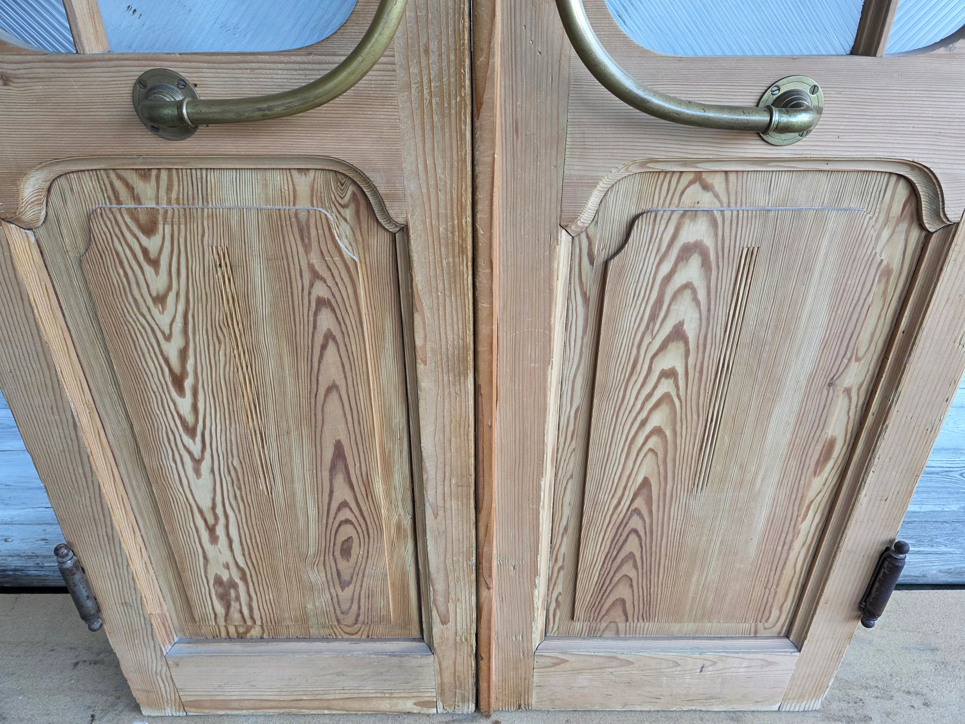 Elegante Jugendstil -Pendeltür um 1905/10 - IP/19 - antike-tueren-baustoffe