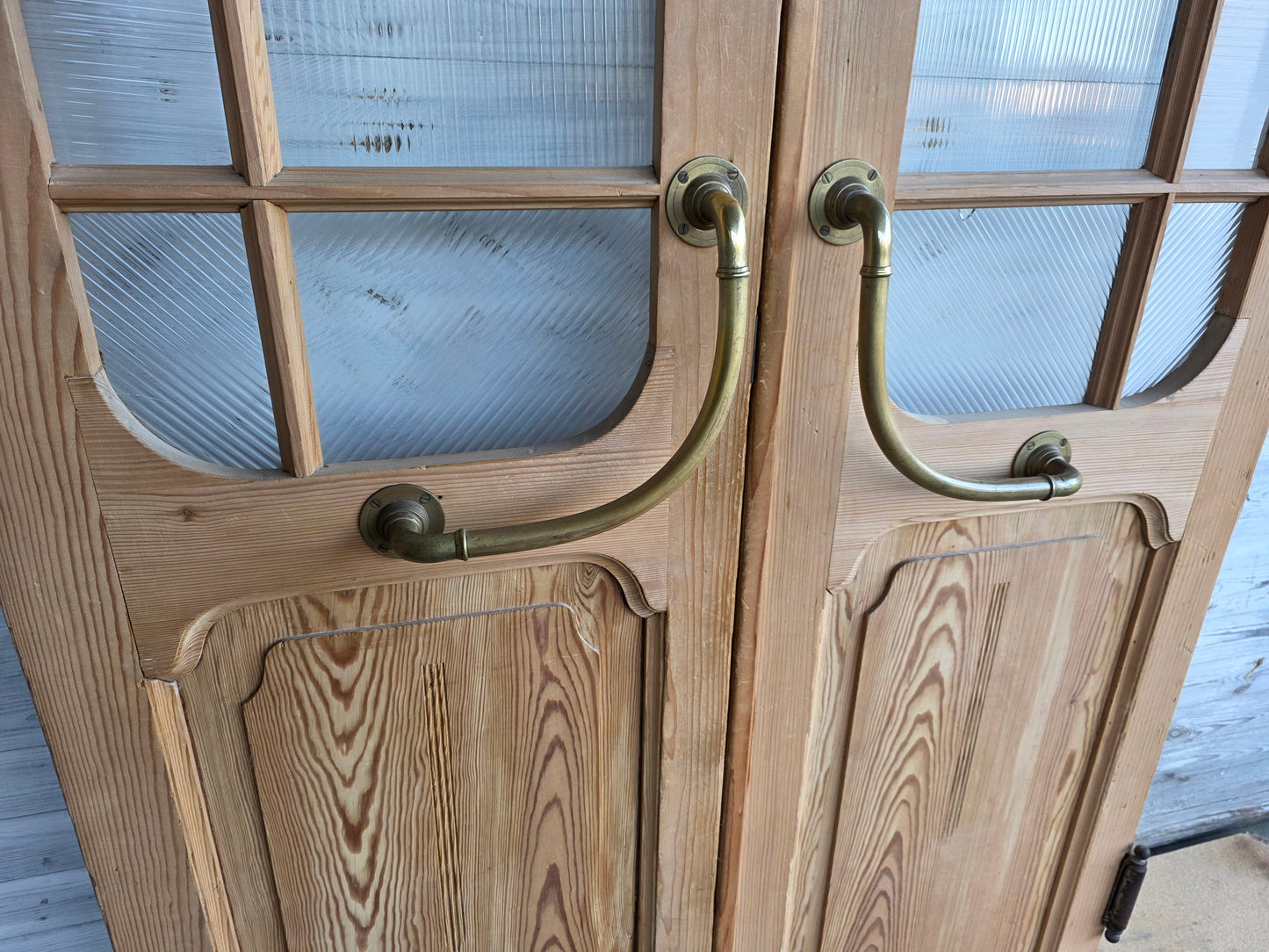 Elegante Jugendstil -Pendeltür um 1905/10 - IP/19 - antike-tueren-baustoffe