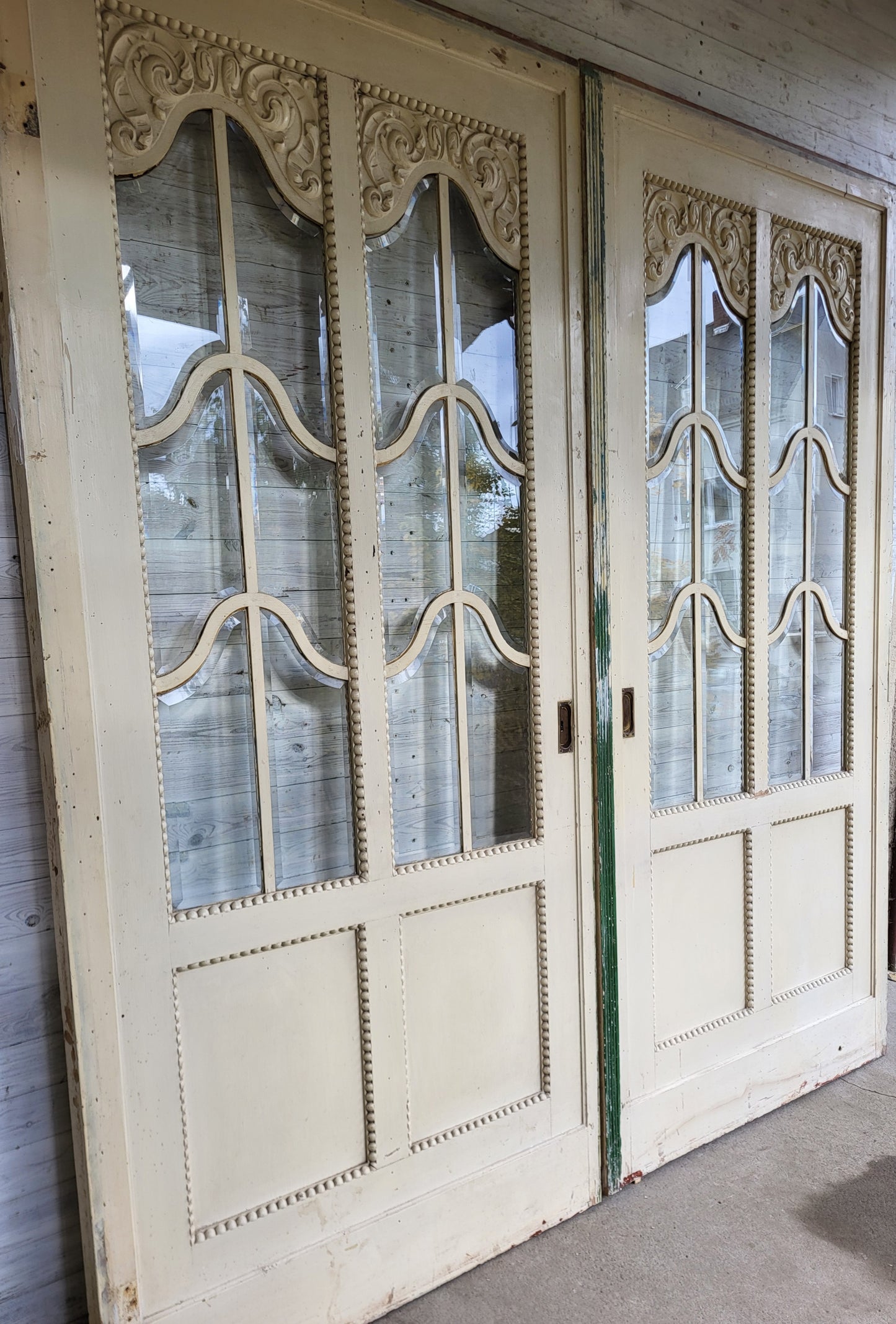 Antike Doppelschiebetür 1920er  - IS/39