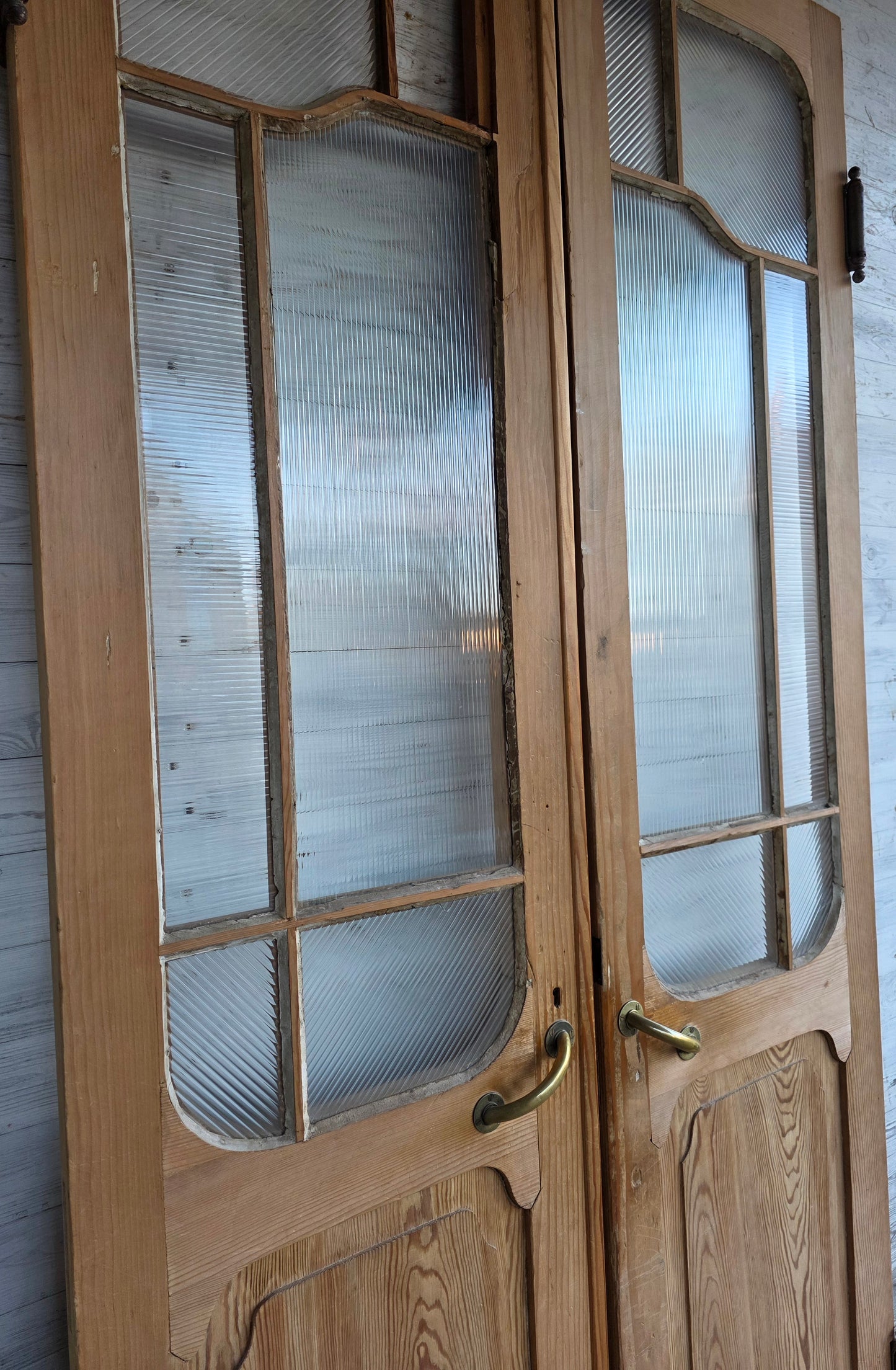 Elegante Jugendstil -Pendeltür um 1905/10 - IP/19 - antike-tueren-baustoffe