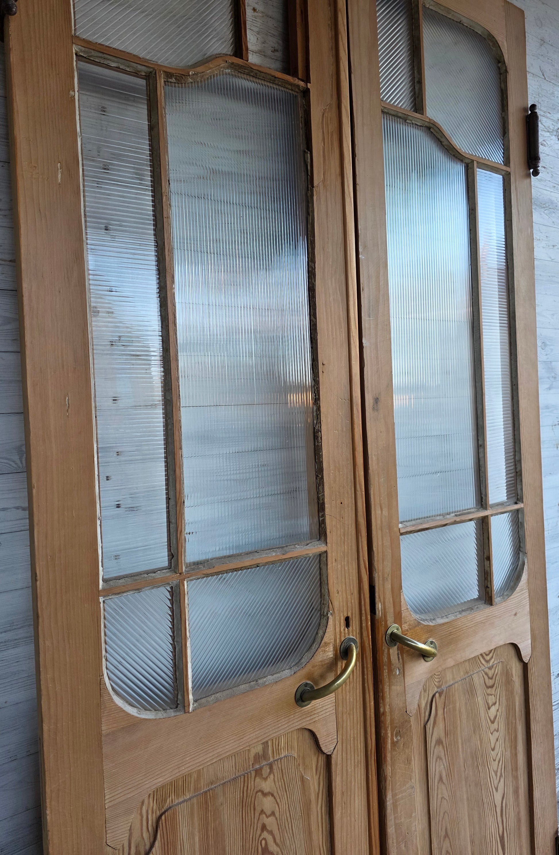 Elegante Jugendstil -Pendeltür um 1905/10 - IP/19 - antike-tueren-baustoffe