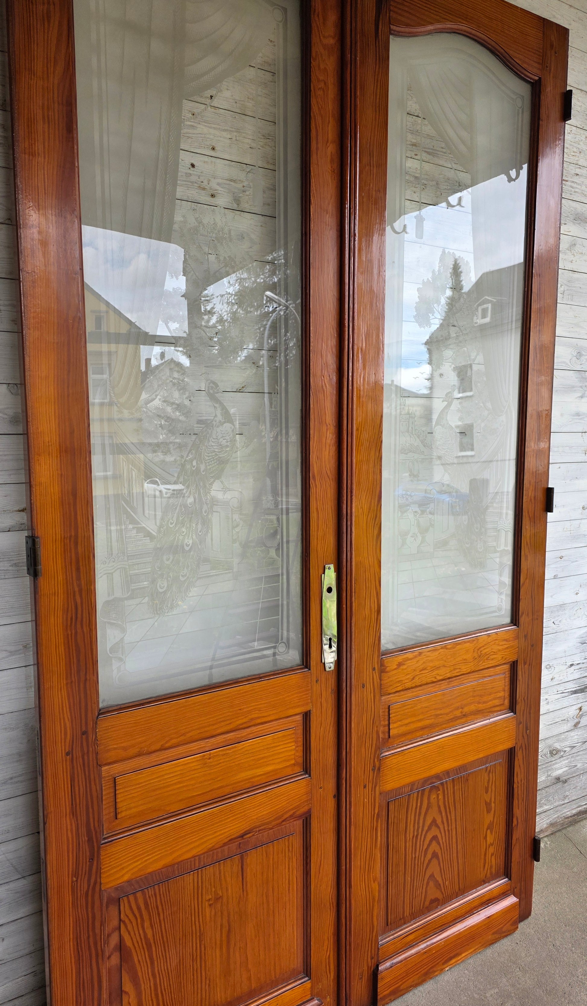 Wunderschöne Flügeltür um 1905/10 - IDG/111 - antike-tueren-baustoffe