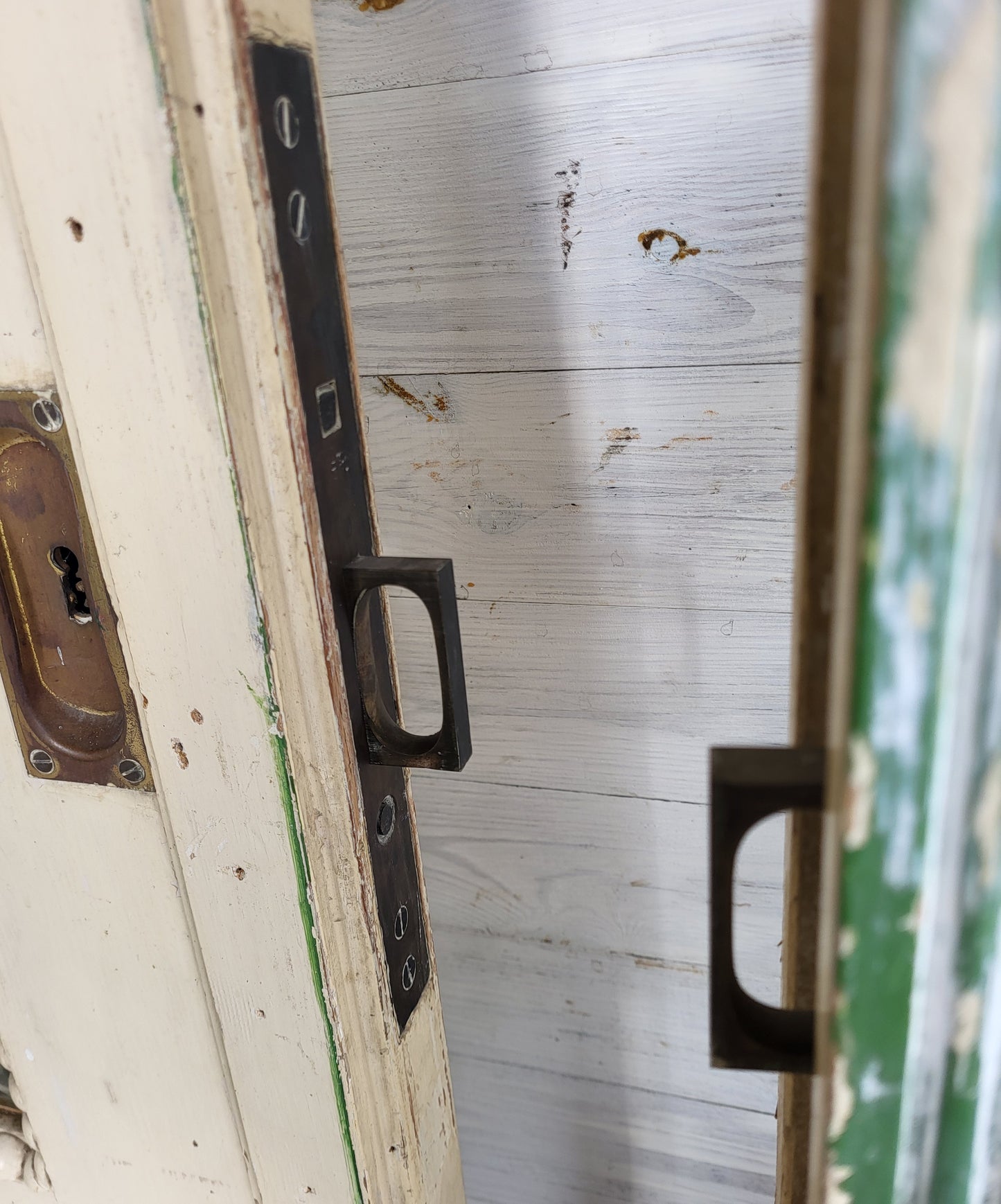 Antike Doppelschiebetür 1920er  - IS/39