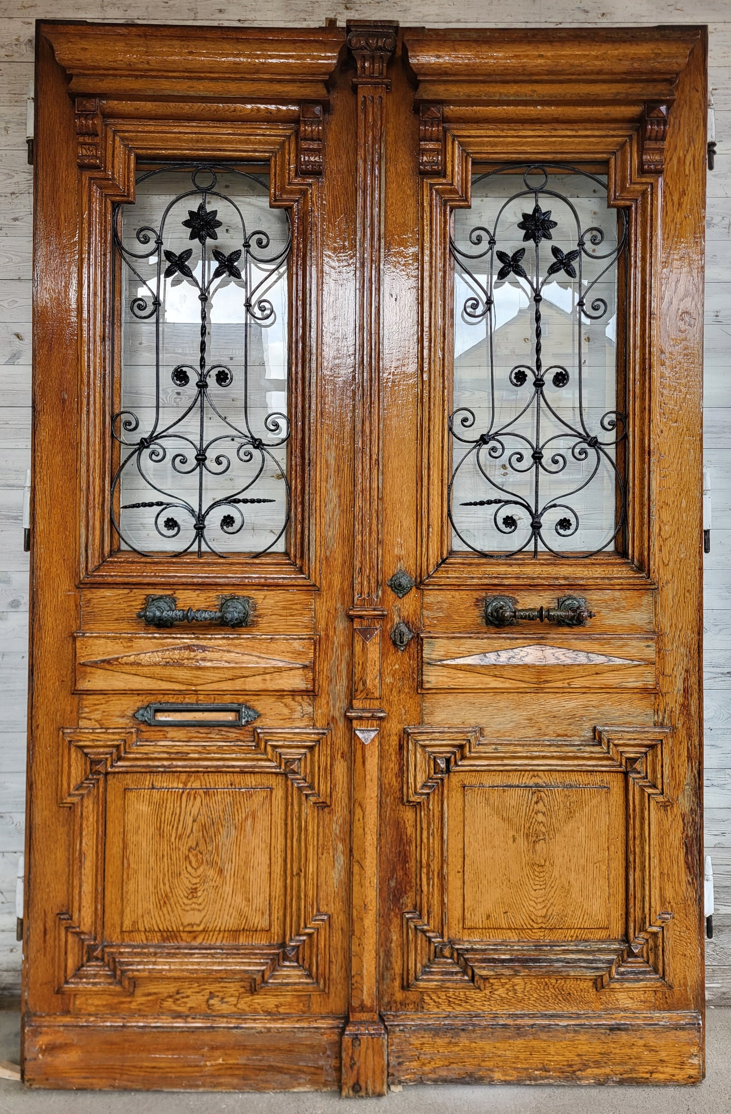 Herrschaftliche Gründerzeit Tür in Eiche - HD2/113