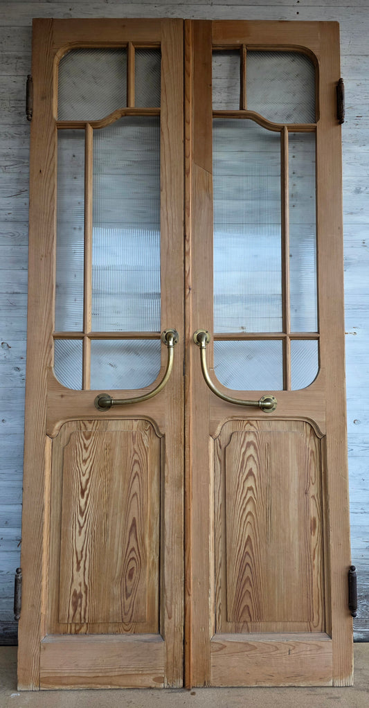 Elegante Jugendstil -Pendeltür um 1905/10 - IP/19 - antike-tueren-baustoffe