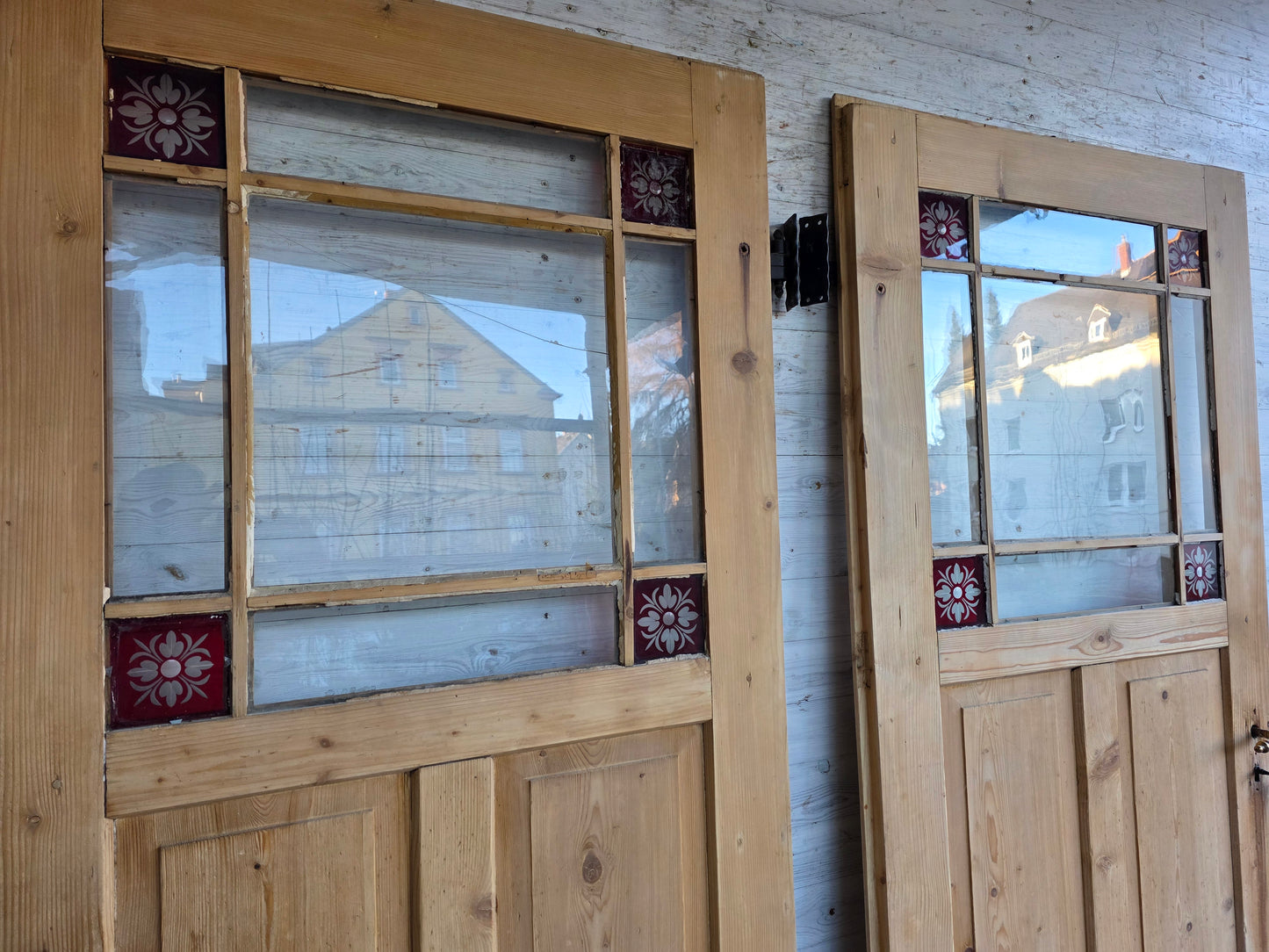 Glassprossen Türen um 1900 - IEG/104 - antike-tueren-baustoffe