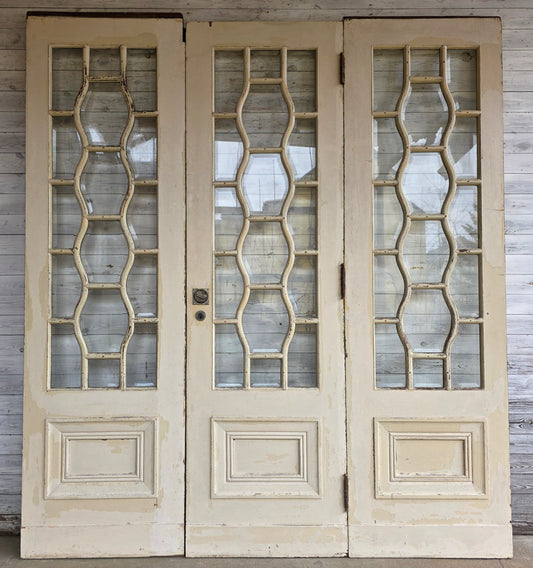 Vintage Doppelflügeltür 1870/80 - IDG/111 - antike-tueren-baustoffe