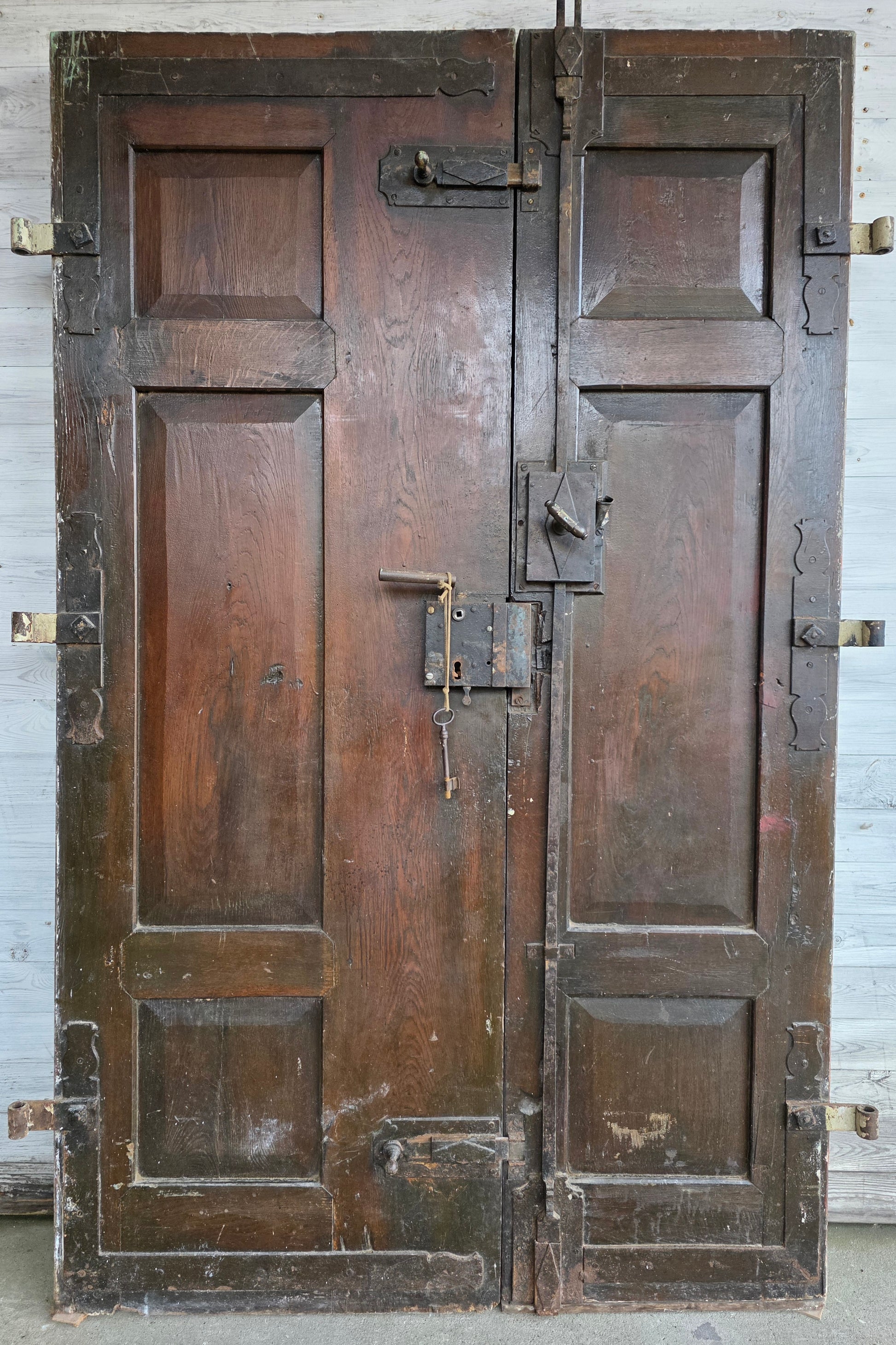 Klassizistische Eichentür um 1840/50 - HA/71 - antike-tueren-baustoffe