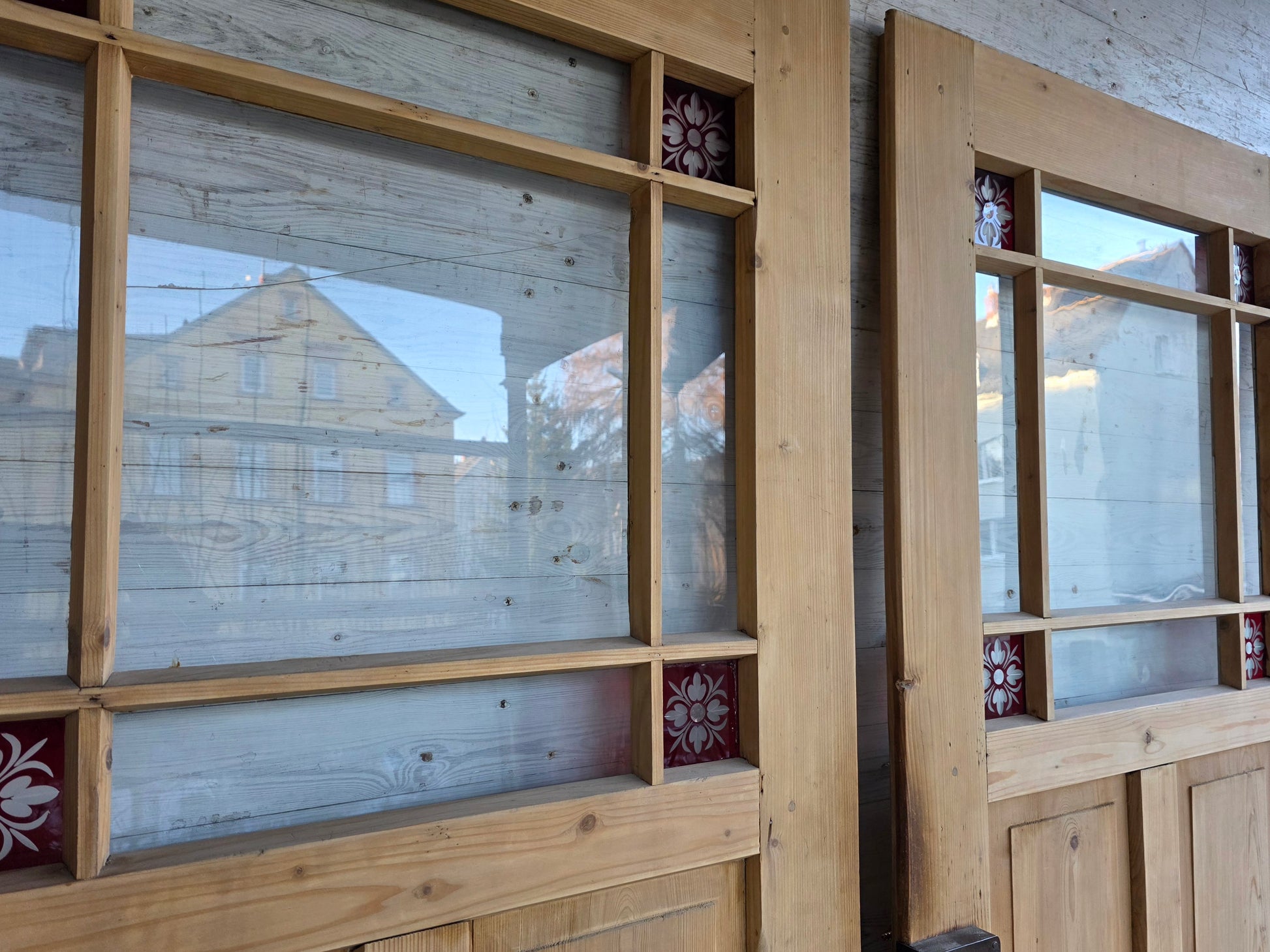 Glassprossen Türen um 1900 - IEG/104 - antike-tueren-baustoffe