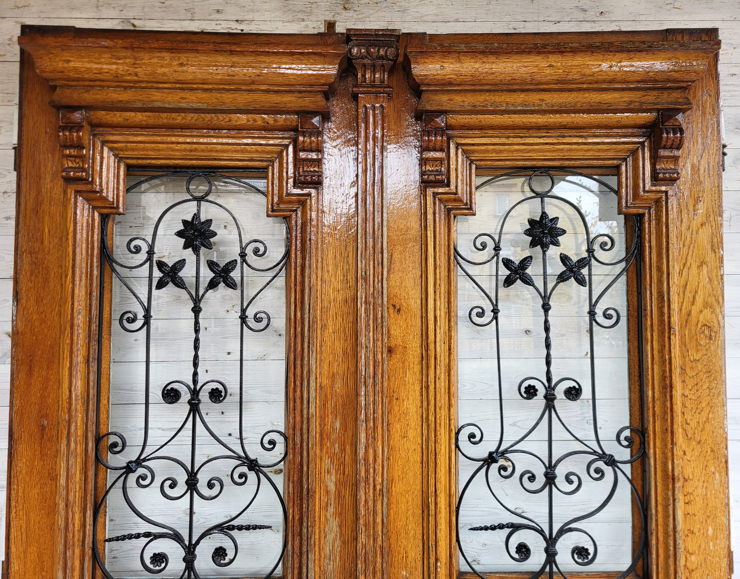 Herrschaftliche Gründerzeit Tür in Eiche - HD2/113