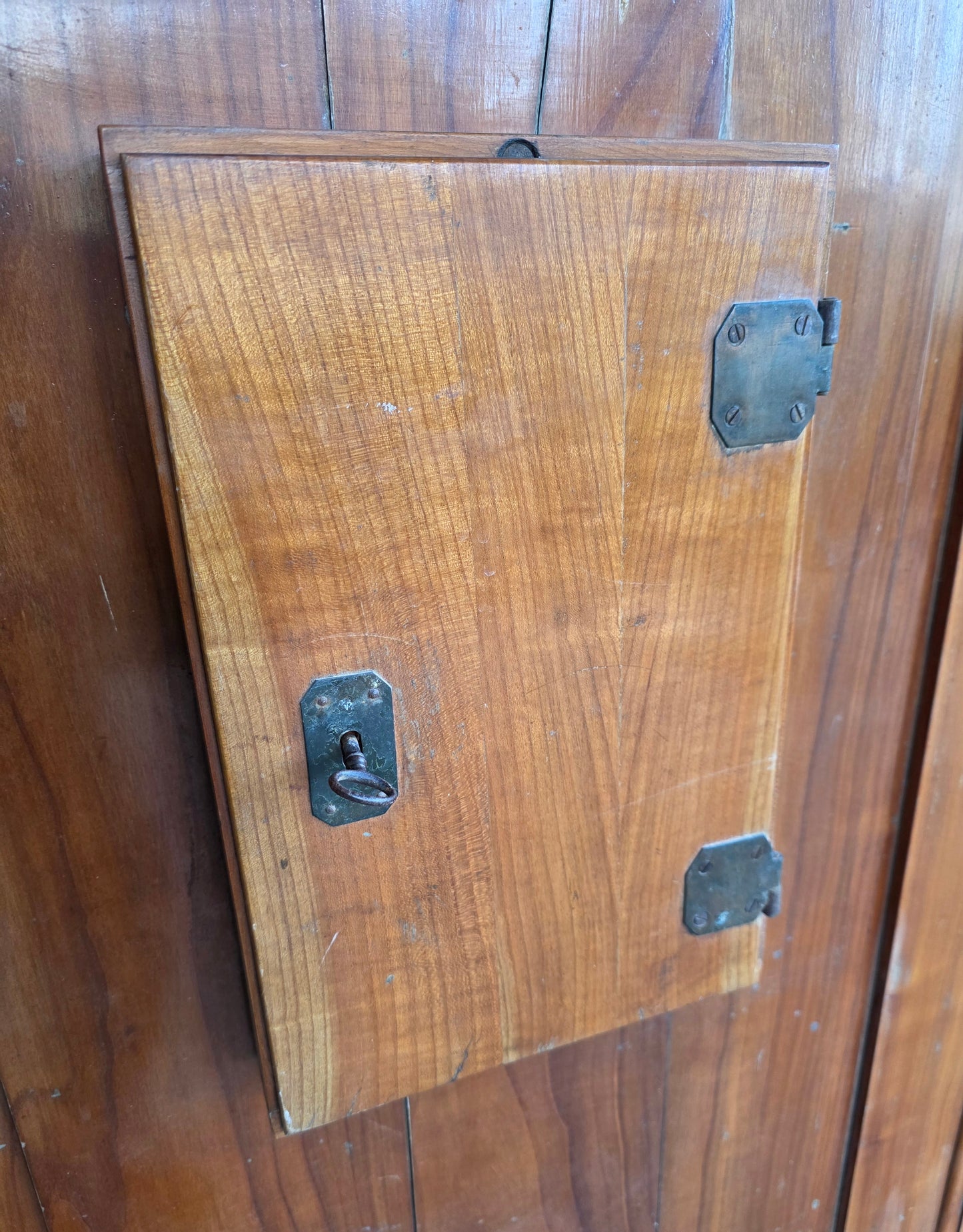3-Flgl. Haustür in massiv Kirsche / 1920iger - HD2/176