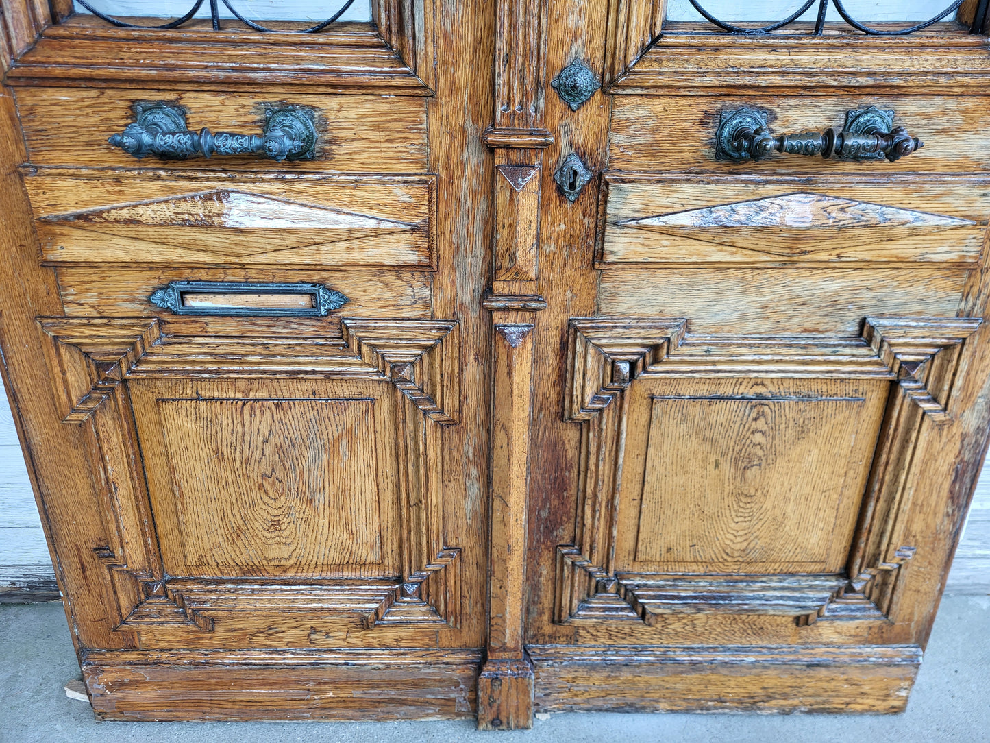 Herrschaftliche Gründerzeit Tür in Eiche - HD2/113