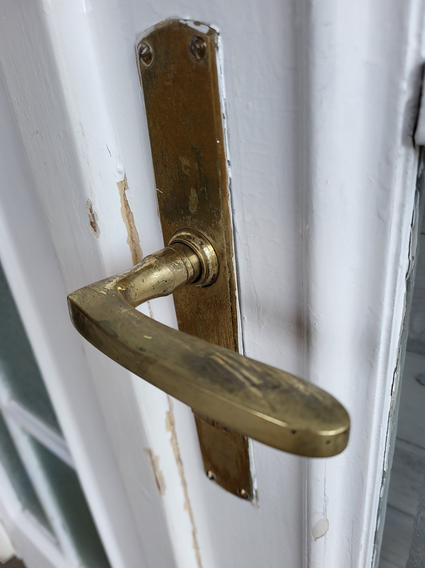 2 St. Hochwertige Türanlagen komplett mit Rahmen um 1924 - IDG/106