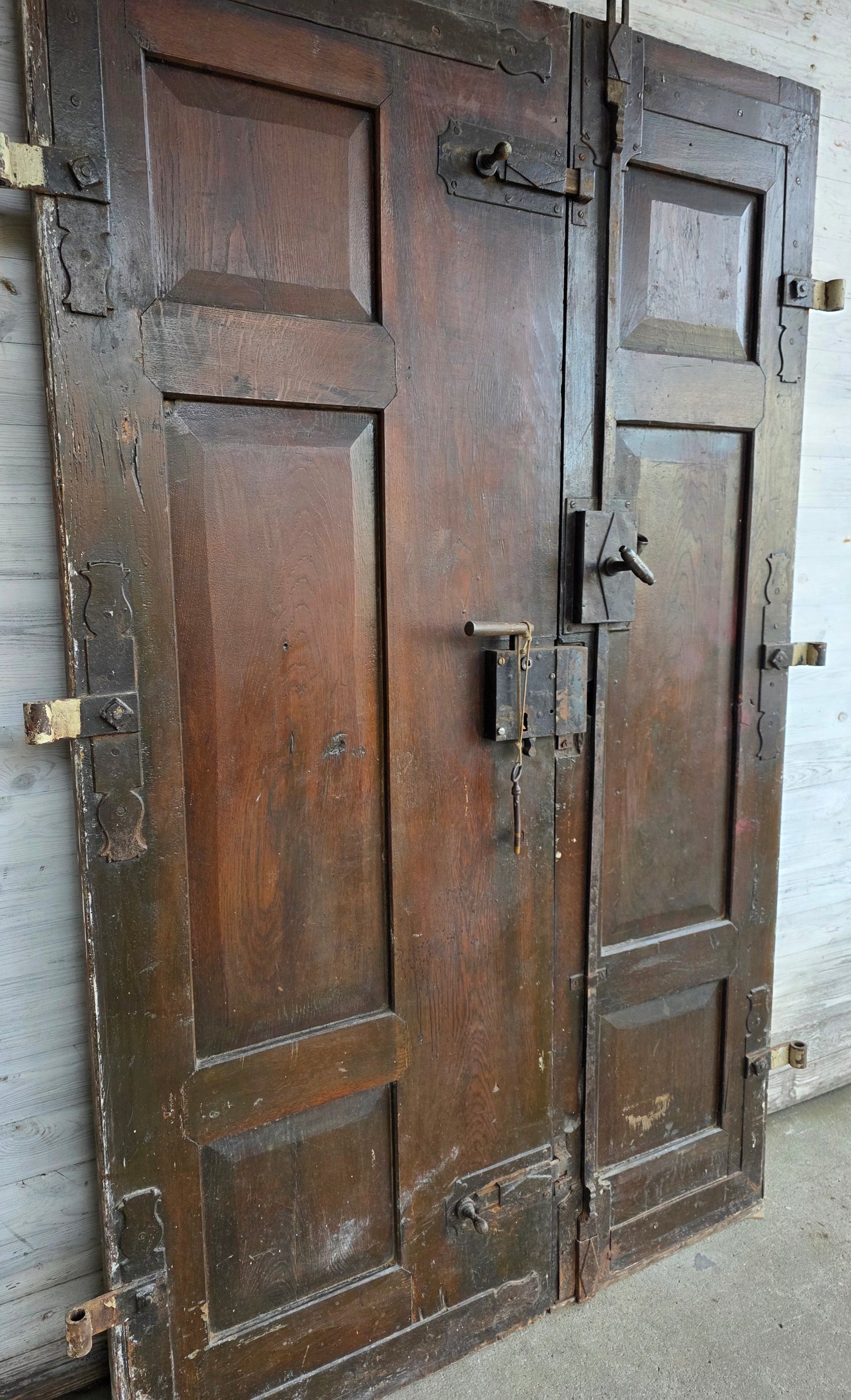 Klassizistische Eichentür um 1840/50 - HA/71 - antike-tueren-baustoffe