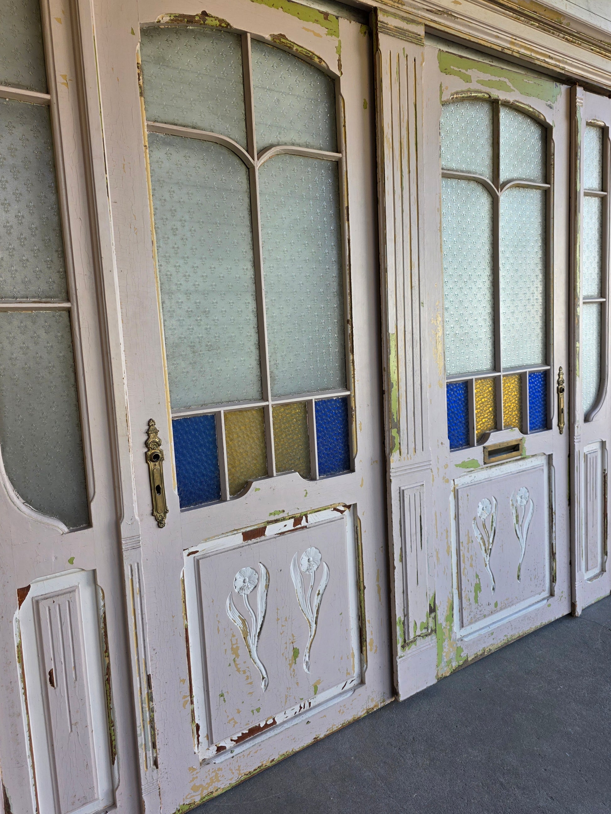 Eingangsportal - Jugendstil um 1905 - IGP/74 - antike-tueren-baustoffe