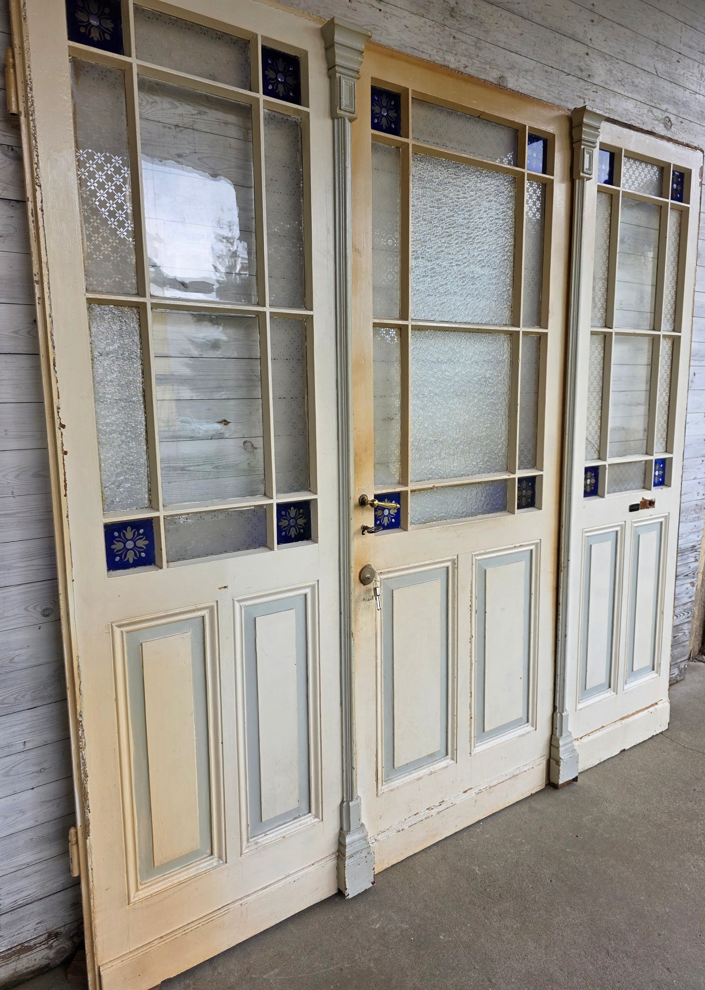 Antike Glasfront um 1880 - IDG/113 - antike-tueren-baustoffe