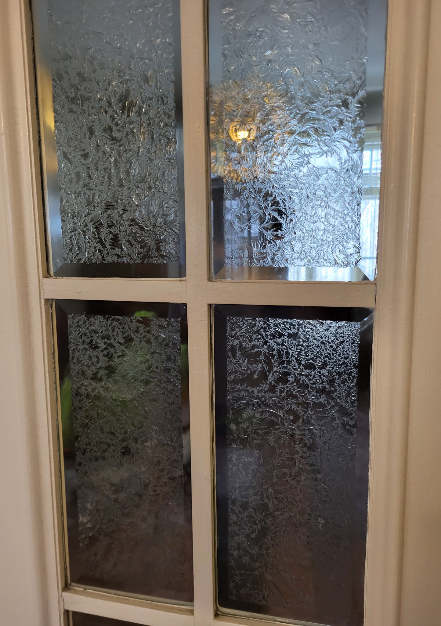 2 St. Hochwertige Türanlagen komplett mit Rahmen um 1924 - IDG/106