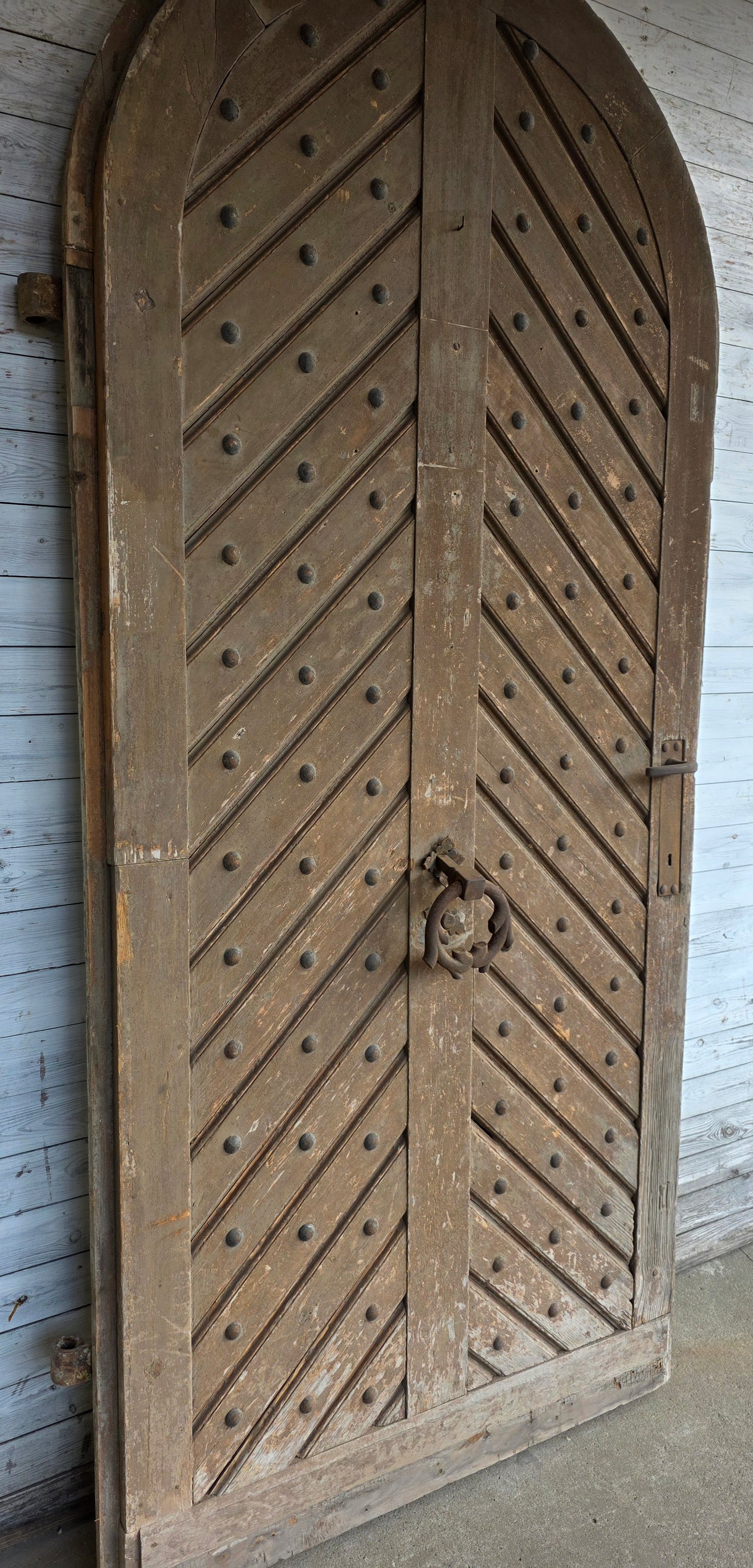 Historische Burgtür um 1800 - HA/36 - antike-tueren-baustoffe
