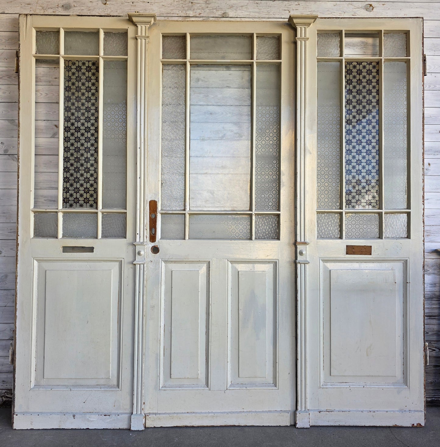 3- teilige Tür + OL Fenster um 1880 - IDG115