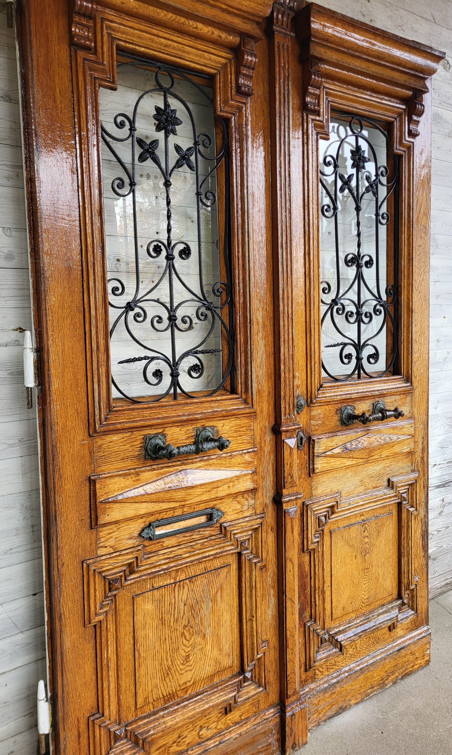 Herrschaftliche Gründerzeit Tür in Eiche - HD2/113