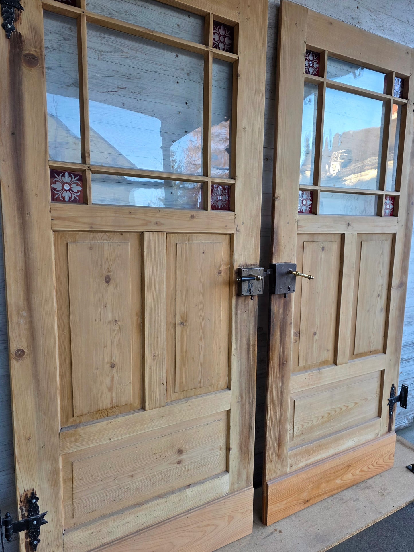 Glassprossen Türen um 1900 - IEG/104 - antike-tueren-baustoffe