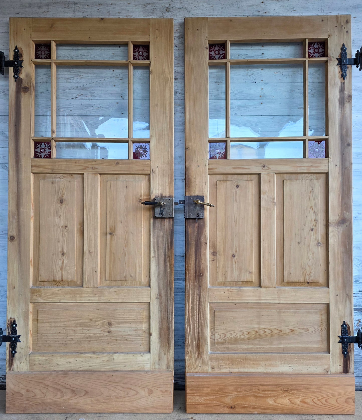 Glassprossen Türen um 1900 - IEG/104 - antike-tueren-baustoffe