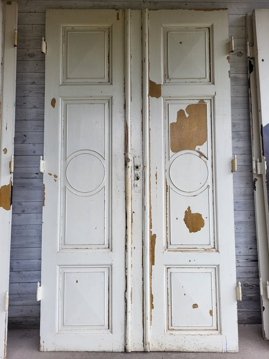 5 St. doppelflgl. Gründerzeittüren um 1880 - ID/51 - antike-tueren-baustoffe