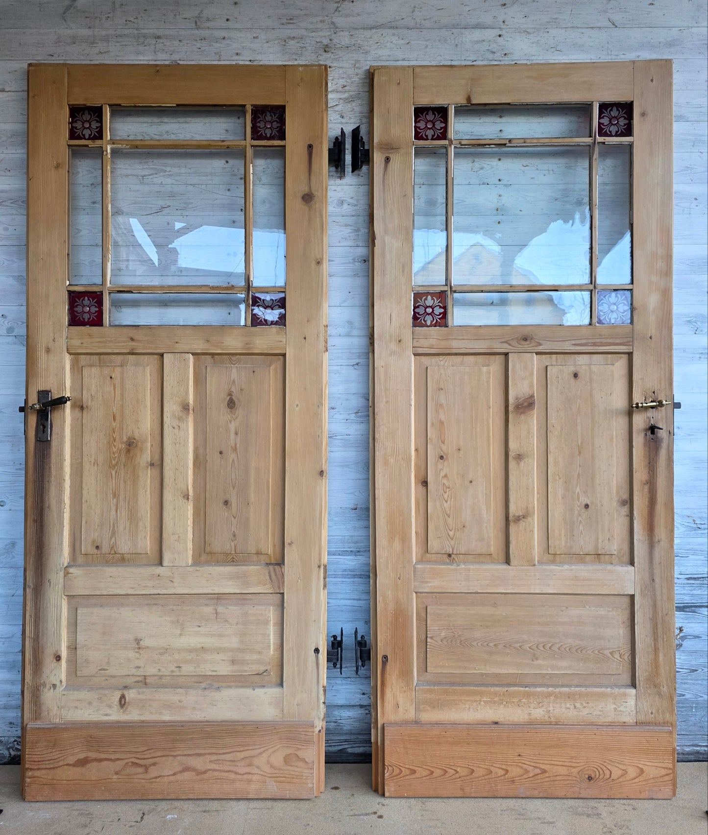 Glassprossen Türen um 1900 - IEG/104 - antike-tueren-baustoffe